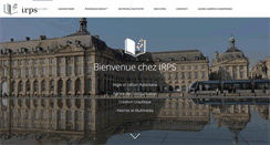 Desktop Screenshot of irps.fr