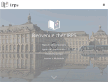 Tablet Screenshot of irps.fr