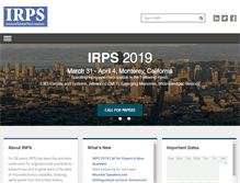 Tablet Screenshot of irps.org
